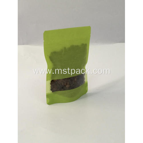 Rice Paper Stand Up pouch with Window